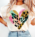 Leopard Heart Tee