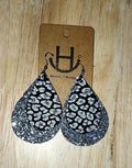 Leopard Sparkle Earrings