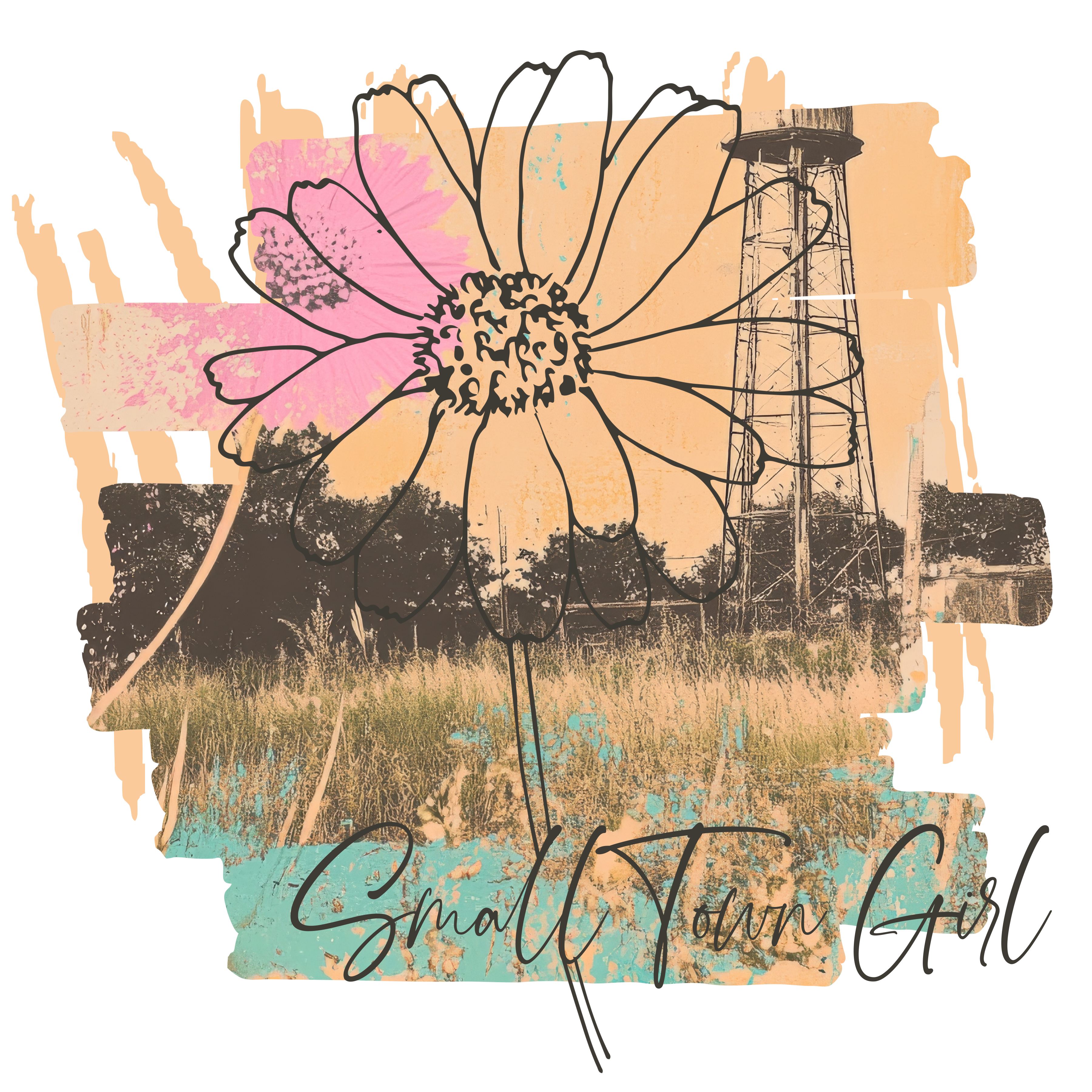 Small Town Girl Graphic