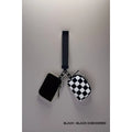 Checkered Wristlet Wallet