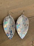 Holographic Leopard Earrings