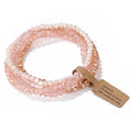 Light Pink Bead Stack Bracelet