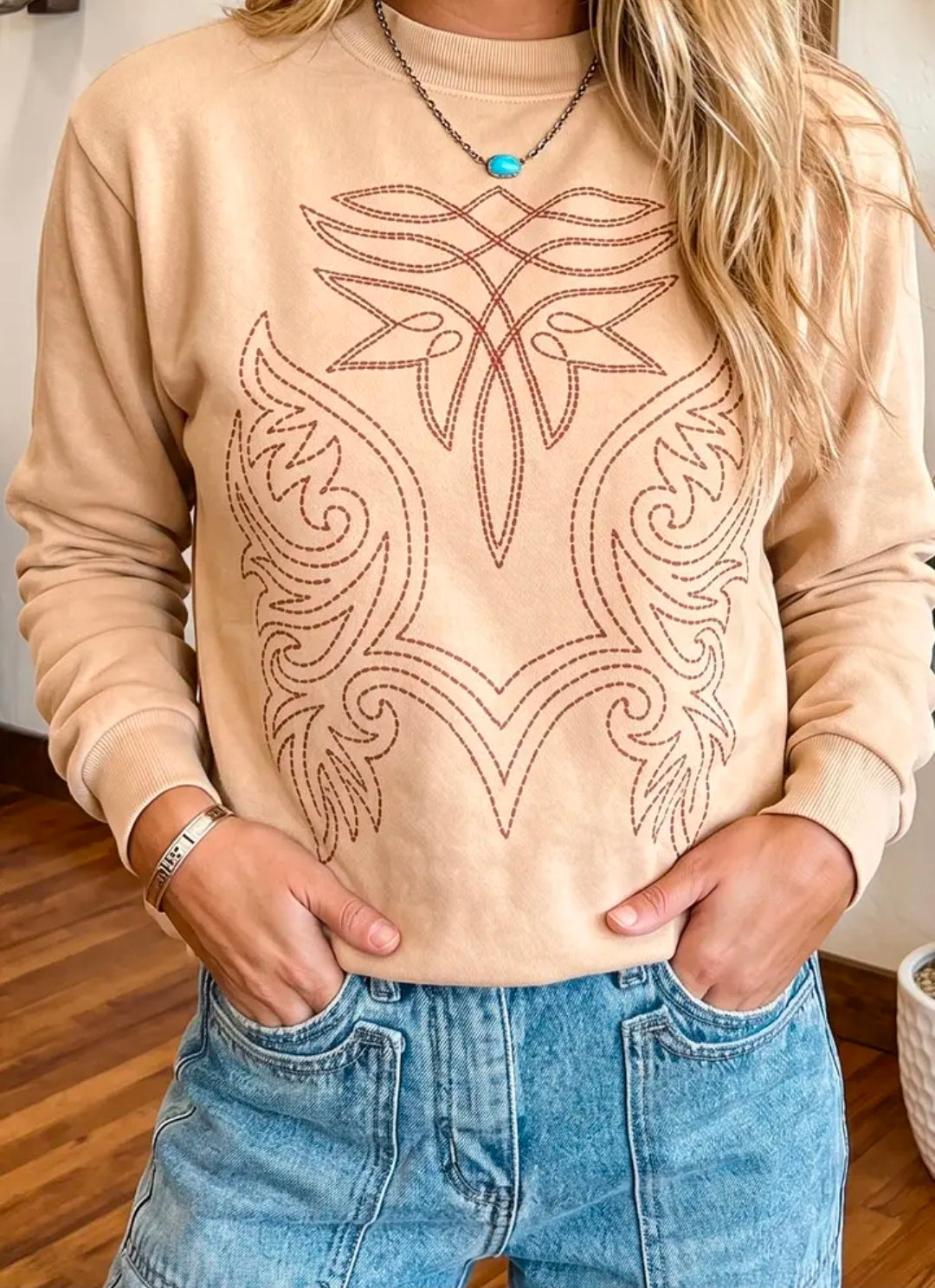 Bootstitch Embroidery Sweater