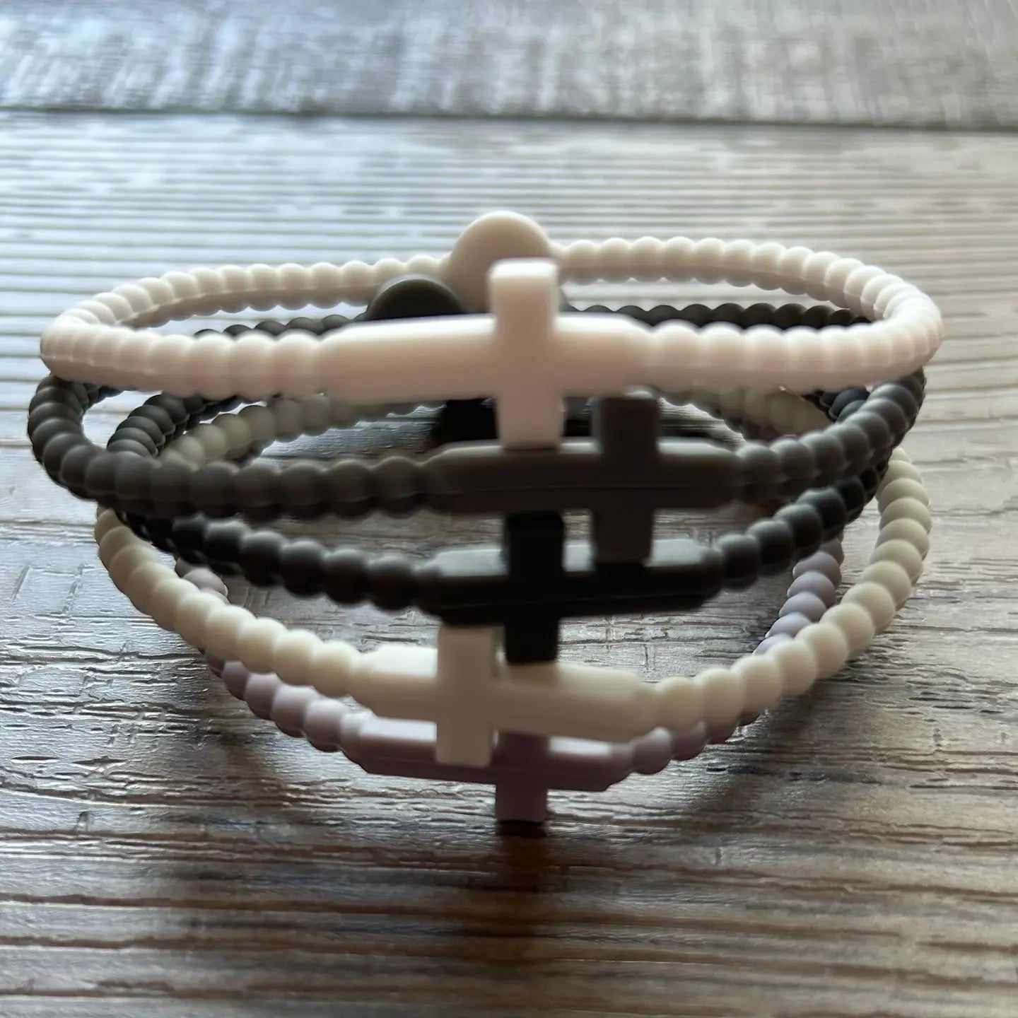 Silicone Cross Bracelets