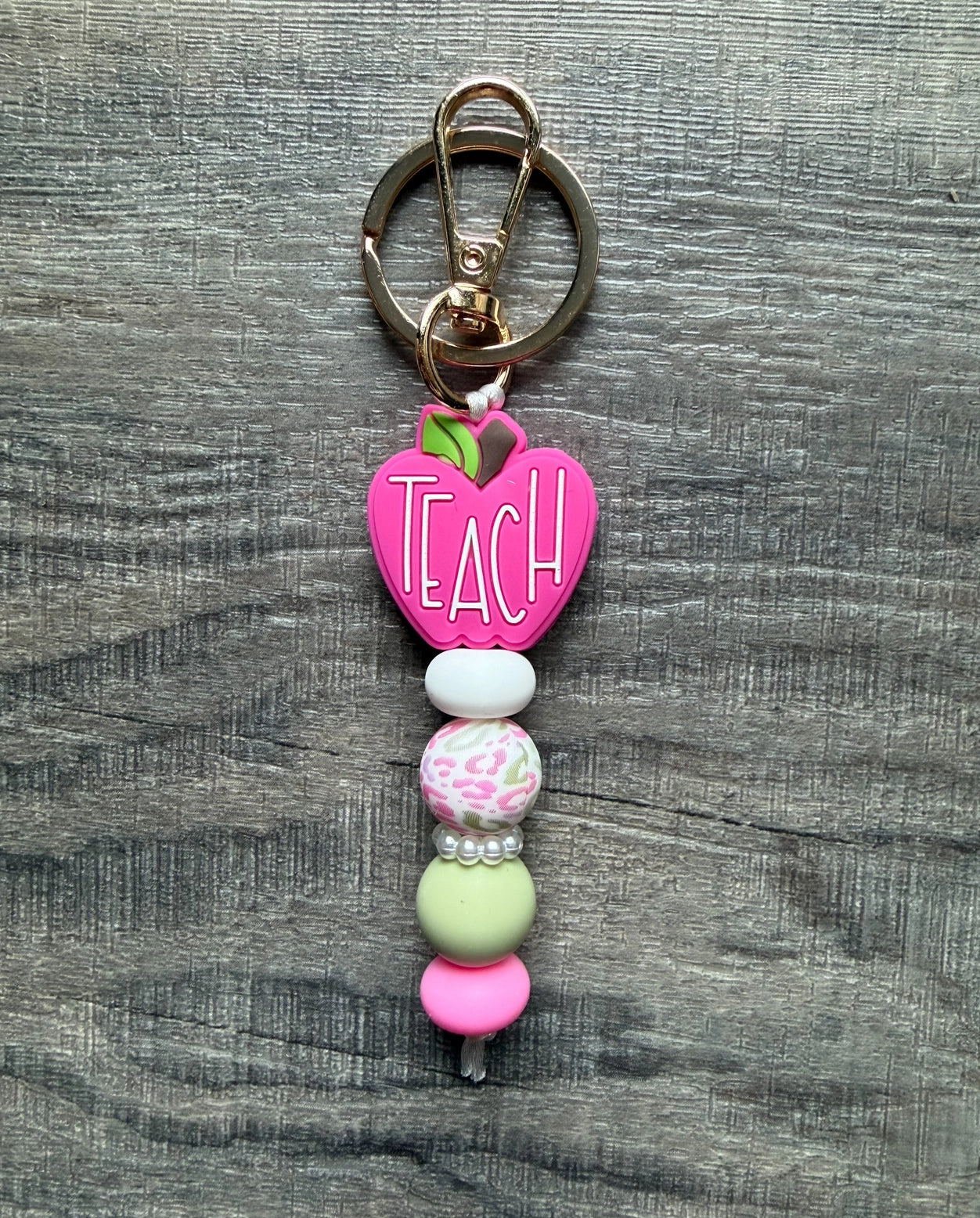 Teacher Silicone Key Chain