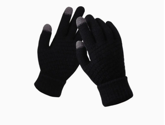 Anti Slip Thickened Touch Screen Knitted Gloves